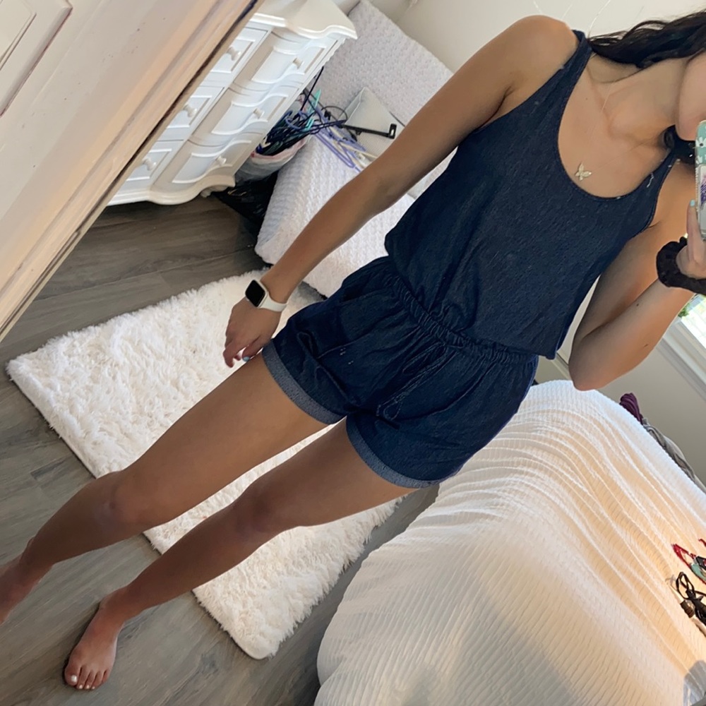 Blue romper
